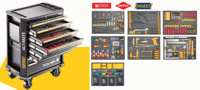 Fortec Werkstattwagen Ultimate Profi 706-tlg.